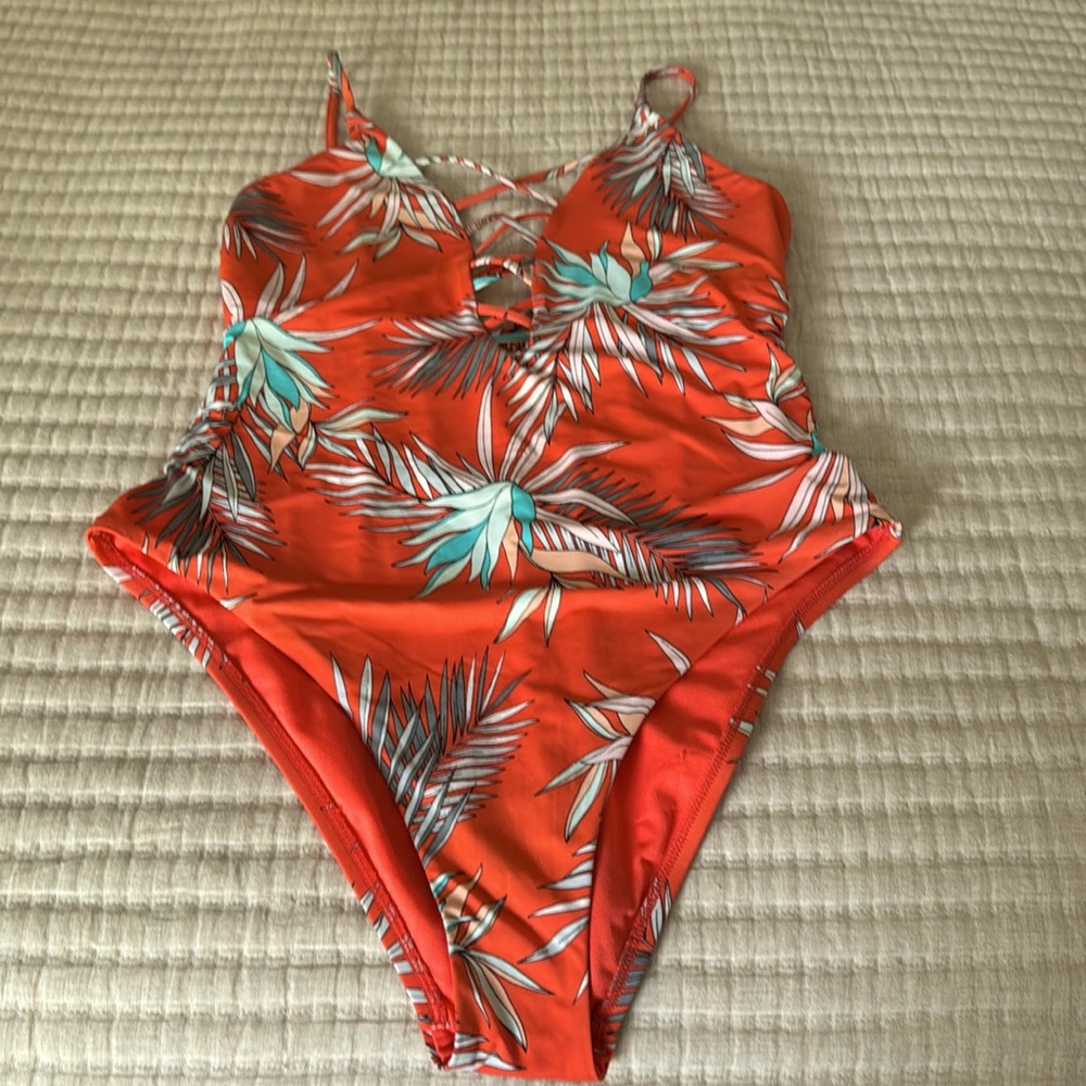 Bar III Strappy One-Piece Swimsuit